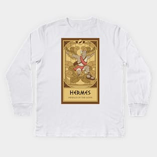 Hermes Tarot Card Kids Long Sleeve T-Shirt